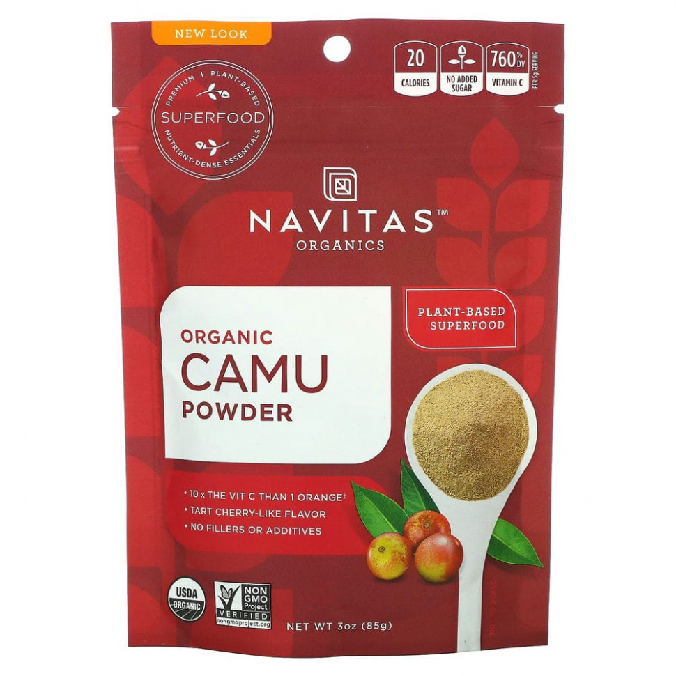 Navitas Organics, Organic Camu Powder, 85  (3 )  3720