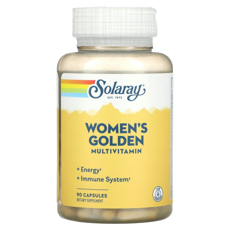 Solaray, Women's Golden Multivitamin, 90   2280