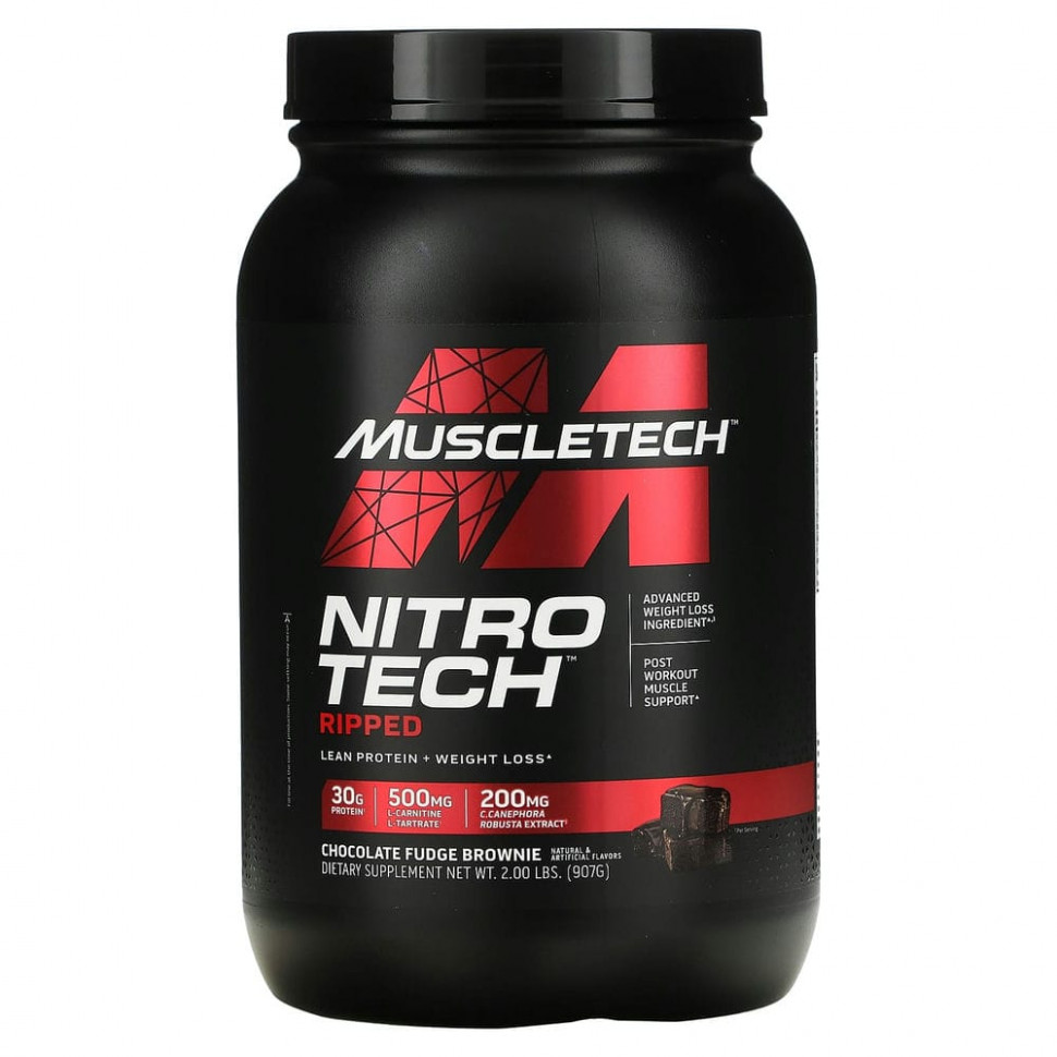 Muscletech, Nitro Tech Ripped,   +   ,      , 907  (2 )  7460