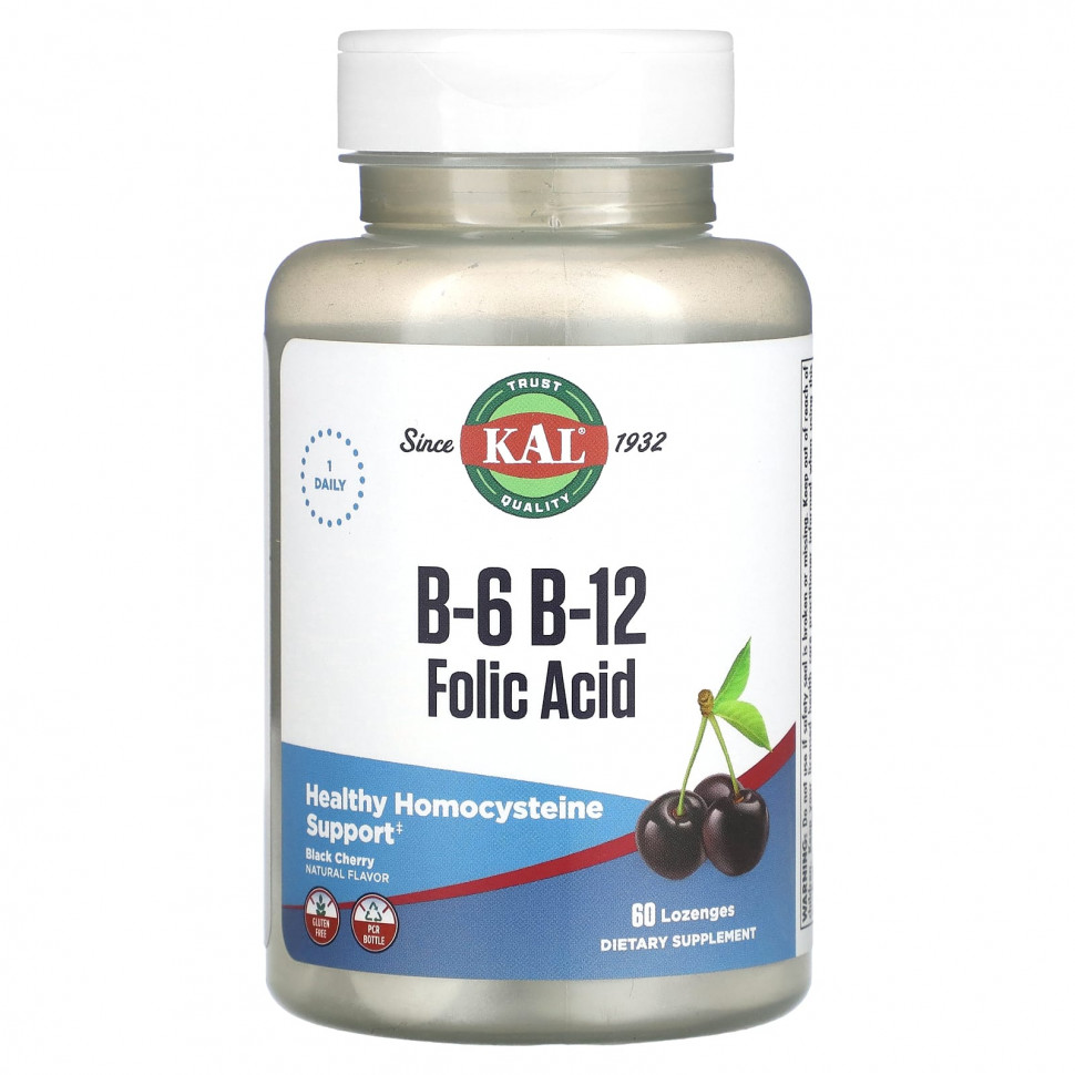  IHerb () KAL,     B6   B12,  , 60 , ,    1410 