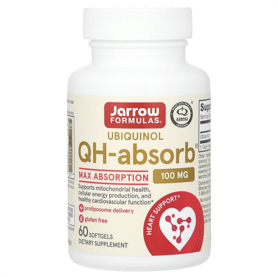 Jarrow Formulas,  QH-Absorb, 100 , 60    7550