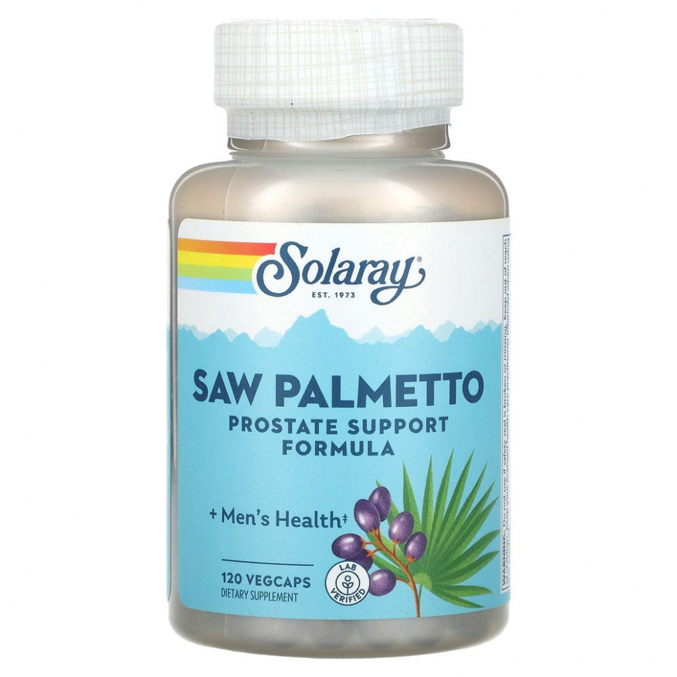 Solaray, Saw Palmetto, 120    3790