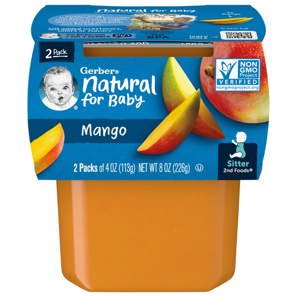 Gerber, Natural for Baby, 2nd Foods, , 2   113  (4 )  740