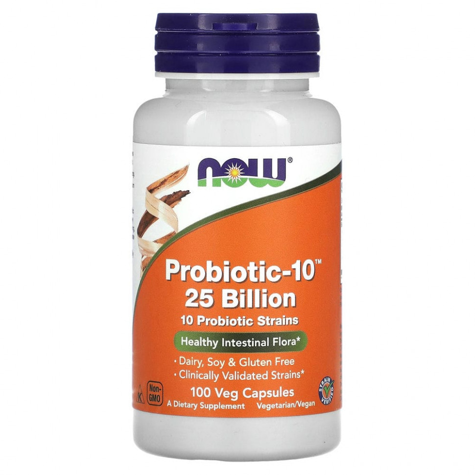 NOW Foods, Probiotic-10, 25 , 100    5560