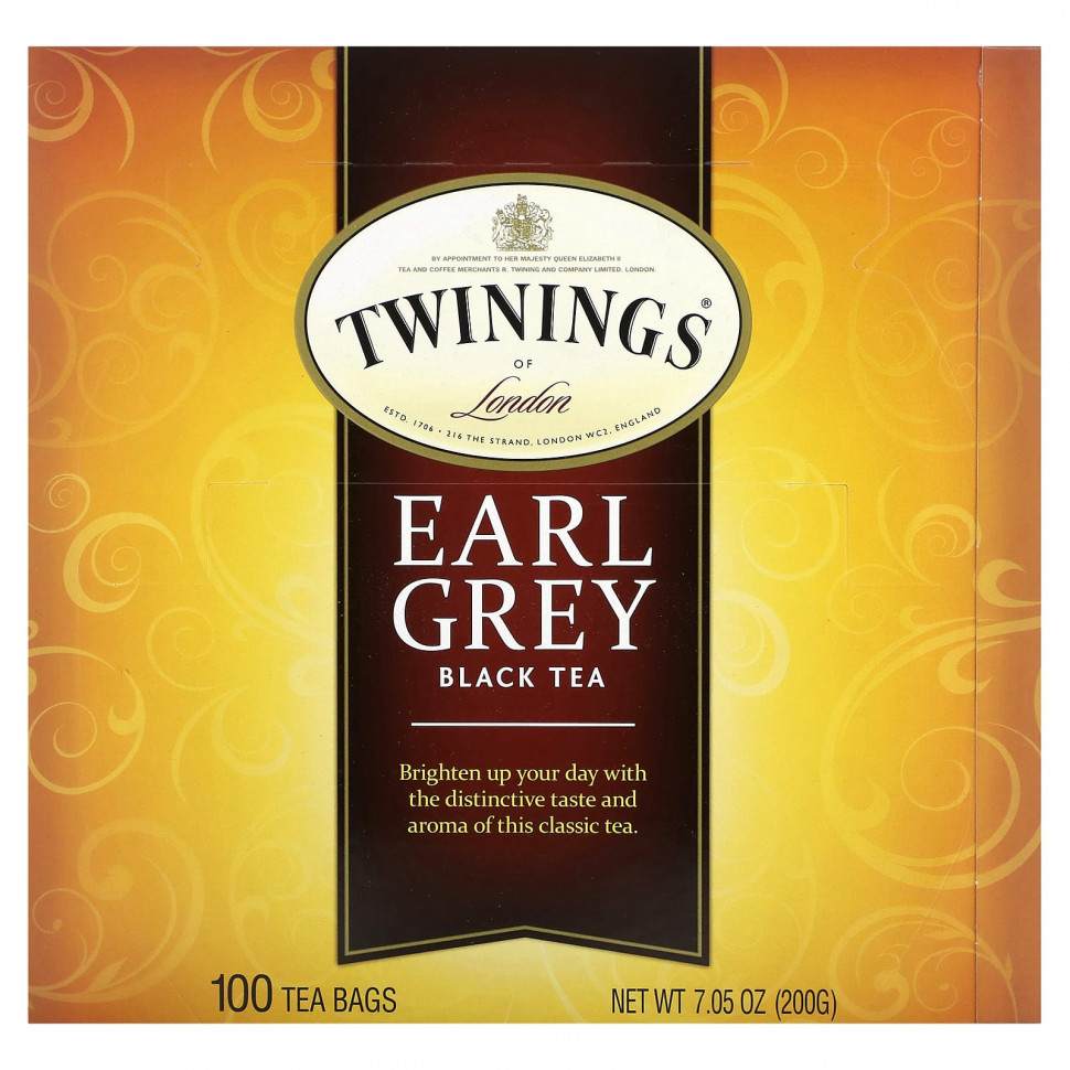 Twinings,   Earl Grey, 100  , 200  (7,05 )  3800