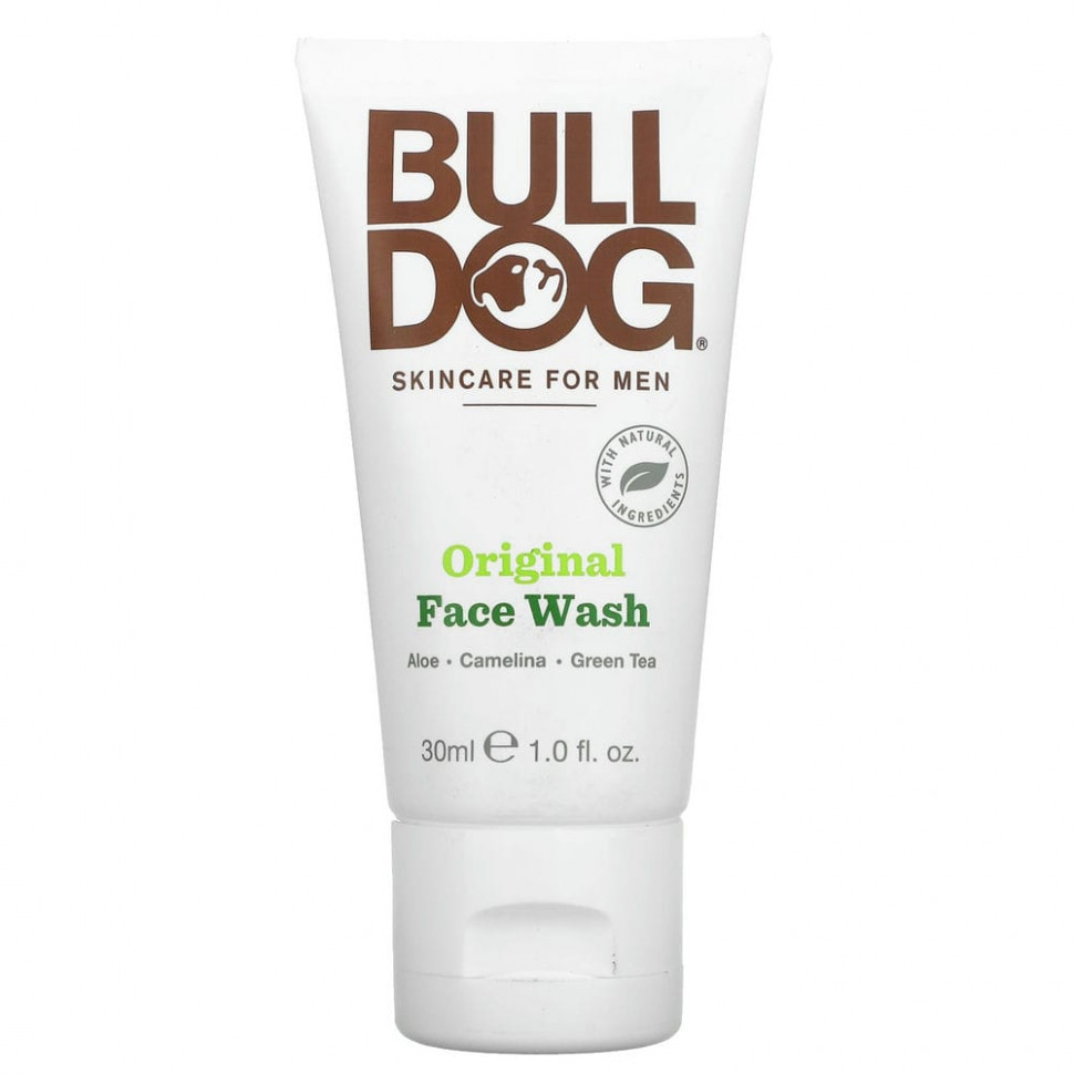 Bulldog Skincare For Men, Original Face Wash, 1 fl oz  490