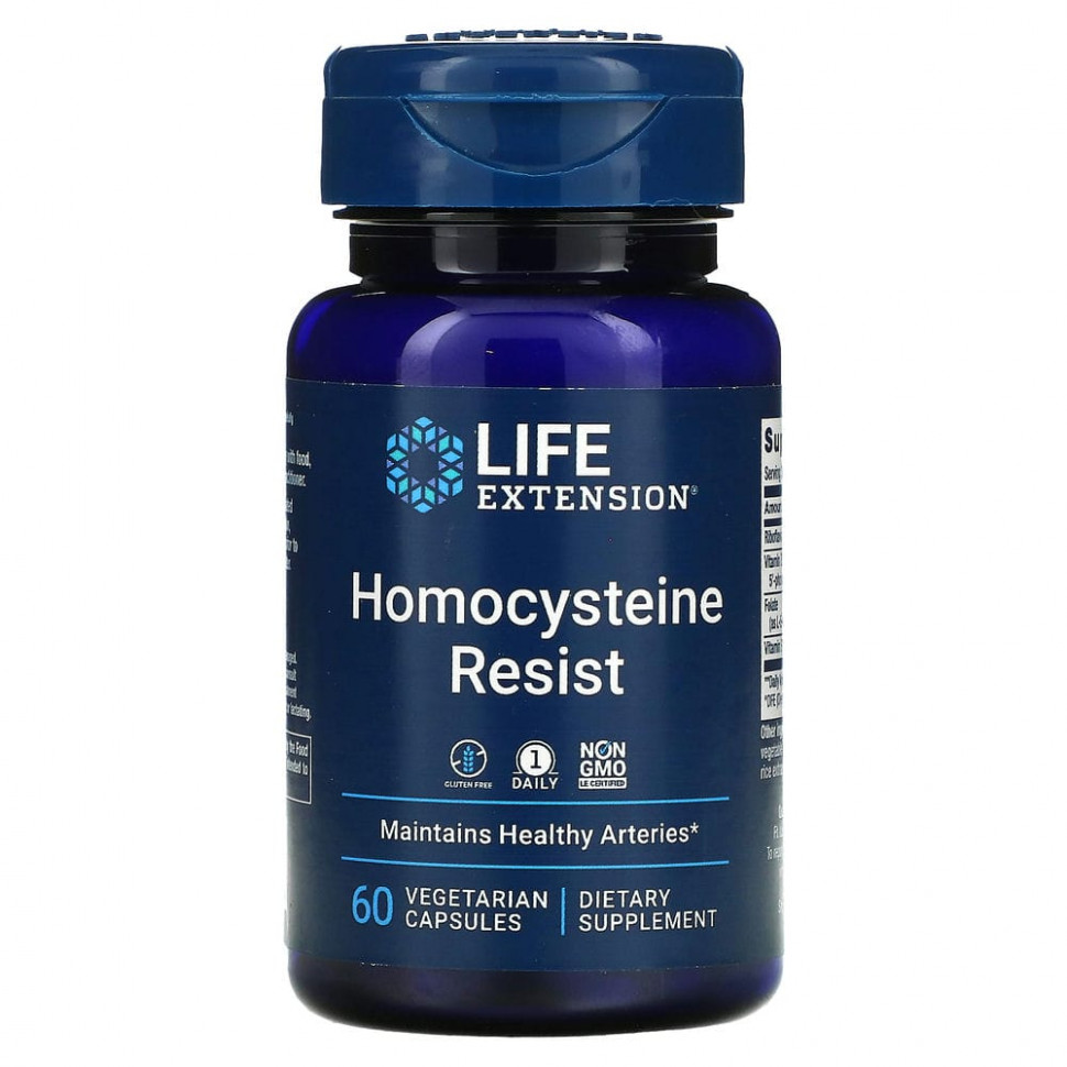 Life Extension, Homocysteine Resist,      , 60    3140