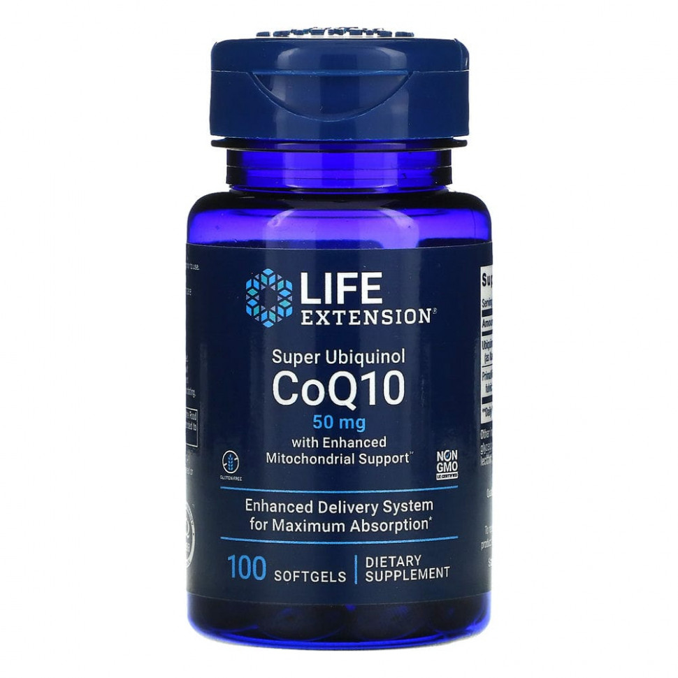 Life Extension, Super Ubiquinol CoQ10    , 50 , 100    6100