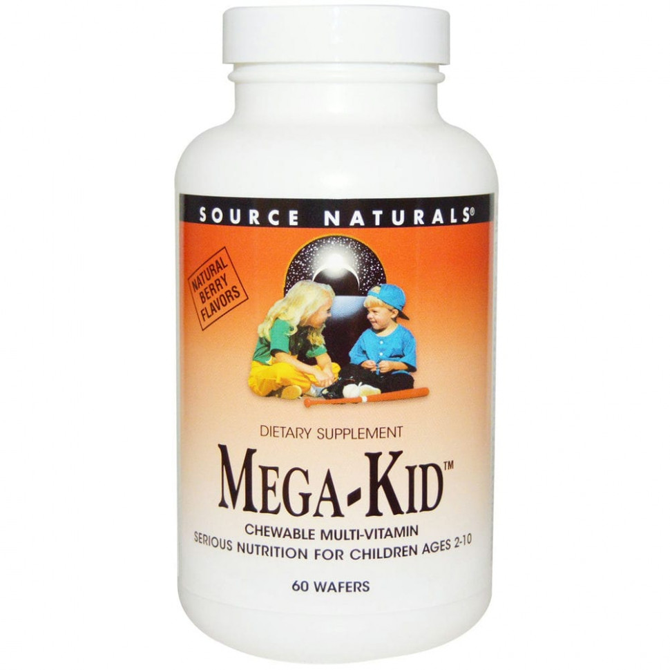 Source Naturals, Mega-Kid,      , 60   3020