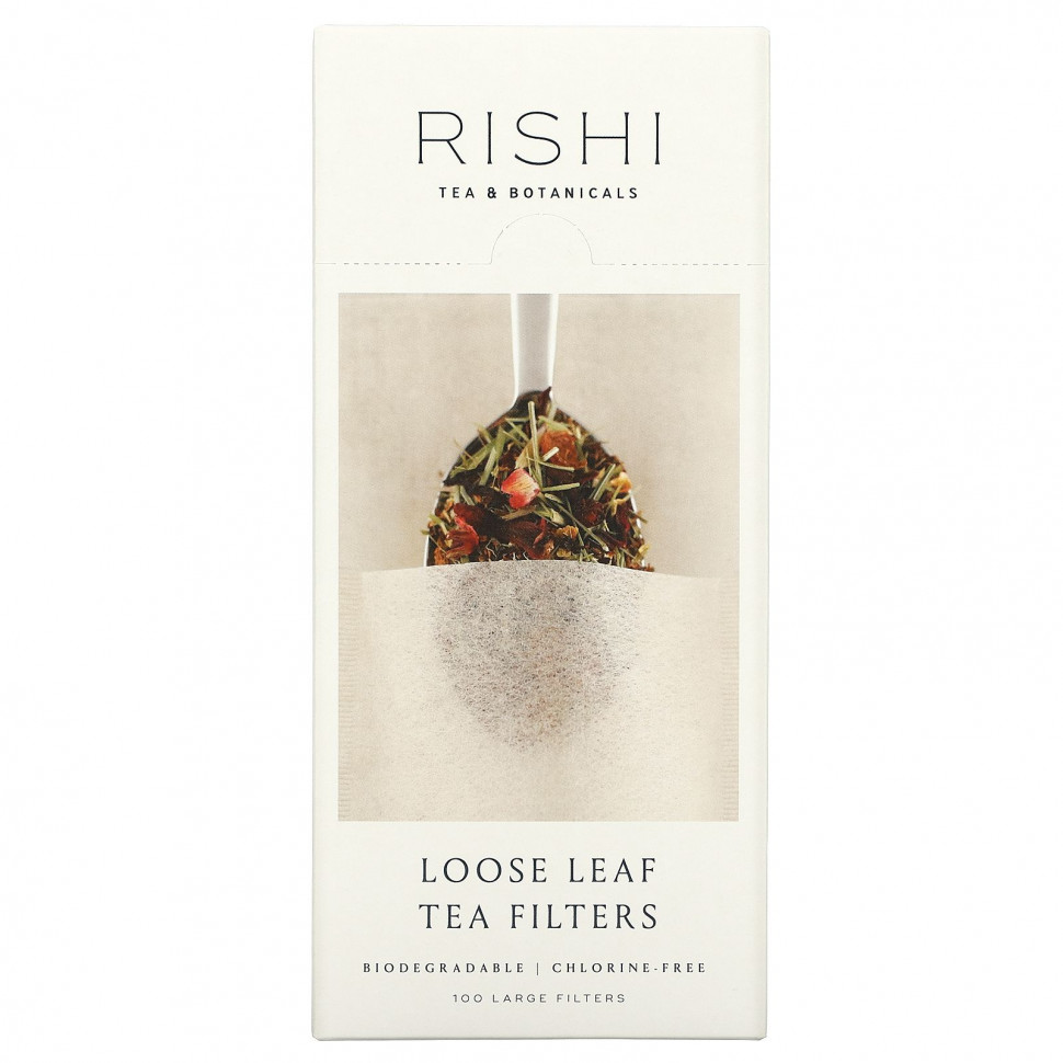 Rishi Tea, Loose Leaf Tea Filter Bags, 100 Bags  1010