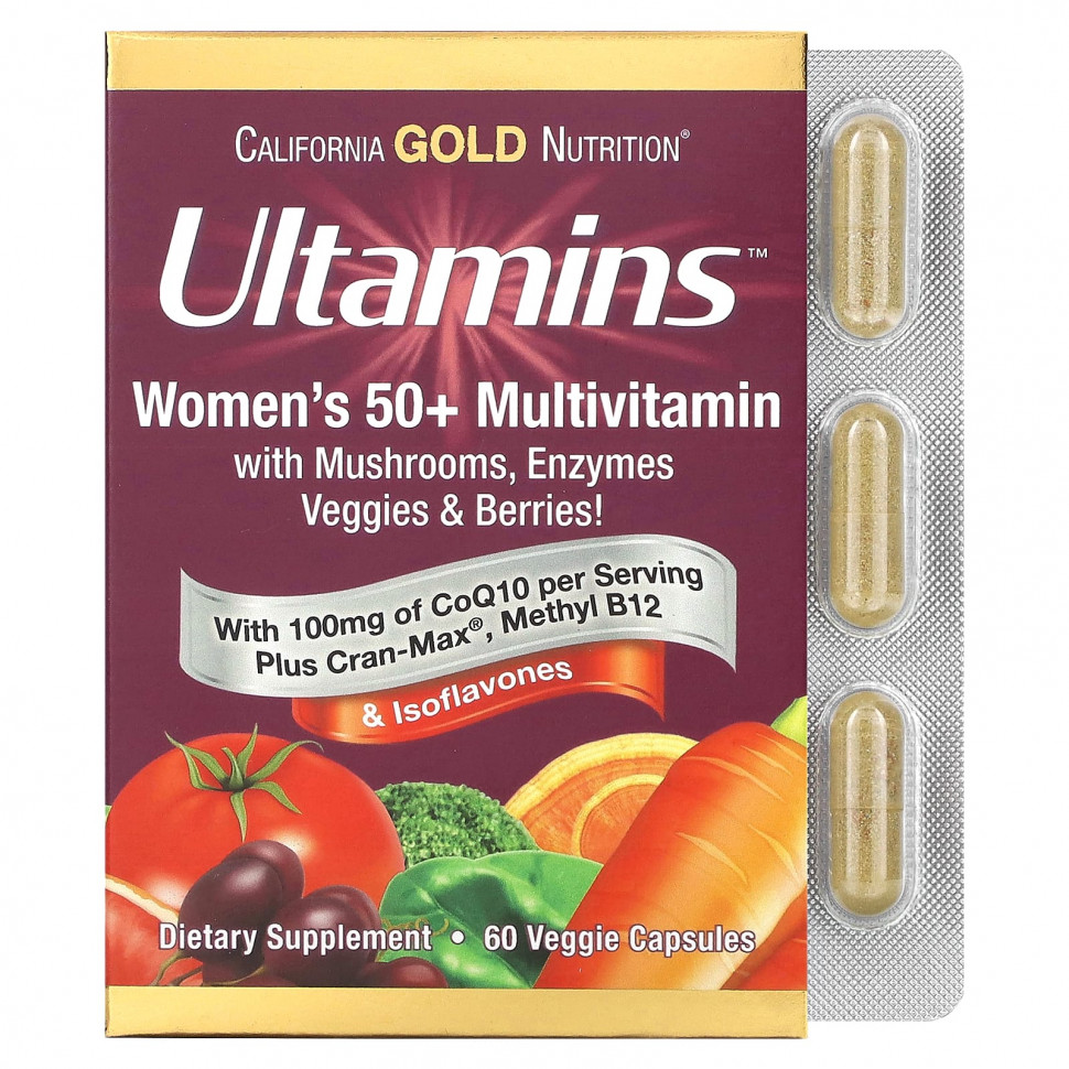 California Gold Nutrition, Ultamins,     50 ,   Q10, 60    3470