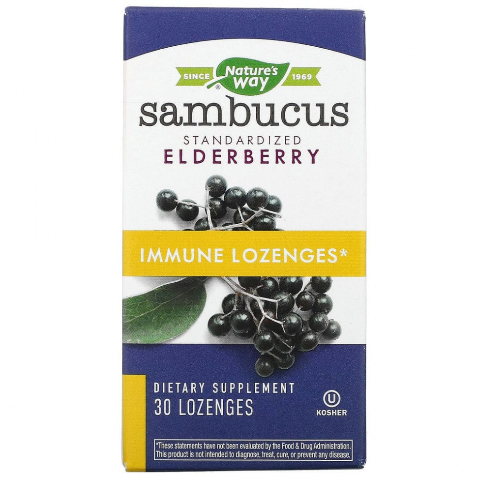  IHerb () Nature's Way, Sambucus Immune, ,  , 30 , ,    2900 