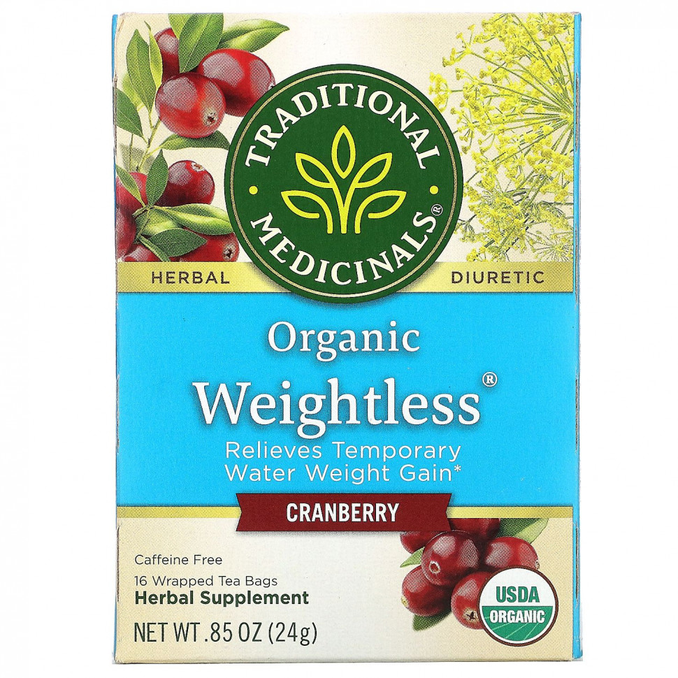 Traditional Medicinals, Organic Weightless, ,  , 16  , 24  (0,85 )  1150