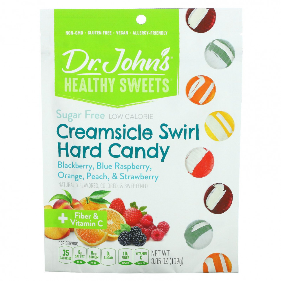 Dr. John's Healthy Sweets, Creamsicle Swirl, , +    C,  , 109  (3,85 )  1540