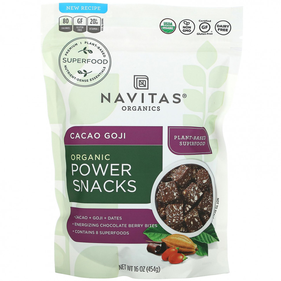 Navitas Organics, Organic Power Snack, -, 454  (16 )  3940