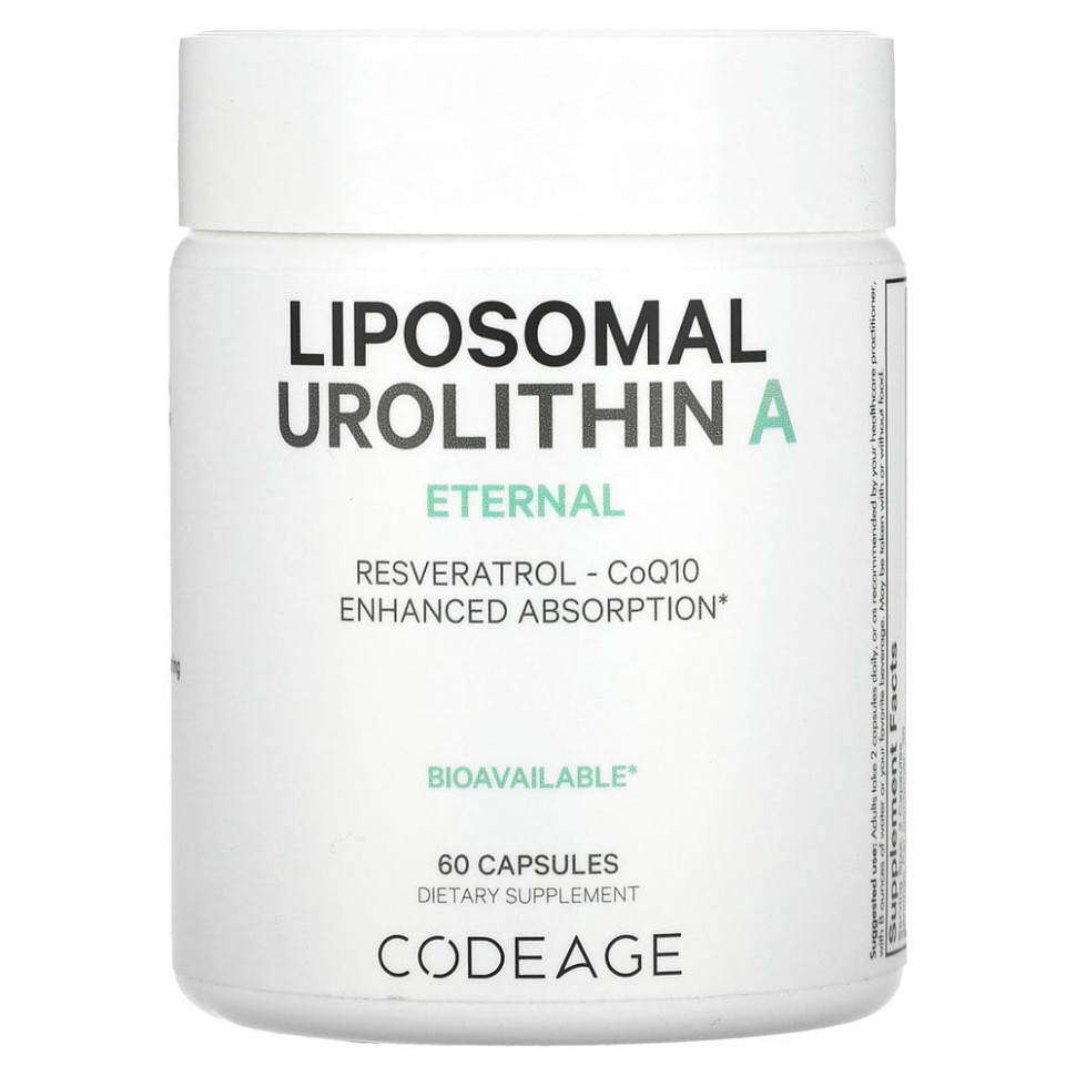 Codeage, Liposomal Urolithin A, Eternal, 60   15410