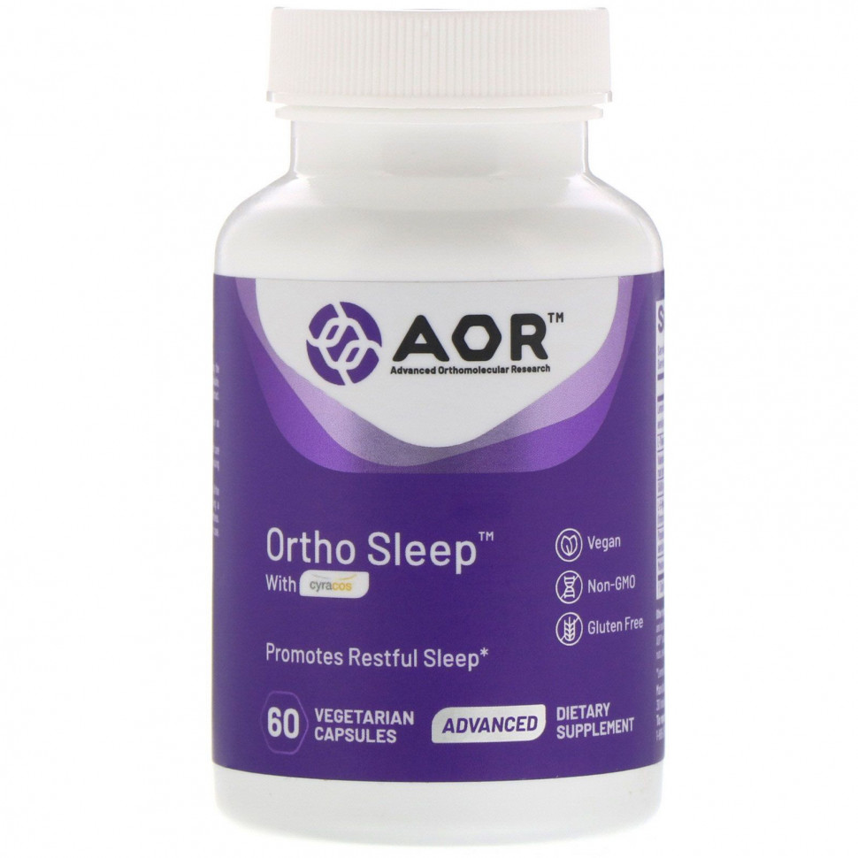 Advanced Orthomolecular Research AOR, Ortho Sleep with Cyracos, 60    5660