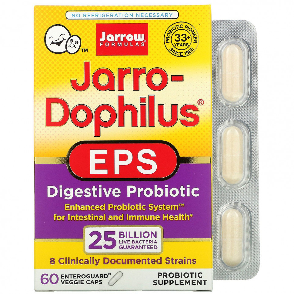 Jarrow Formulas, Jarro-Dophilus EPS, , 25 , 60     Enteroguard  9720