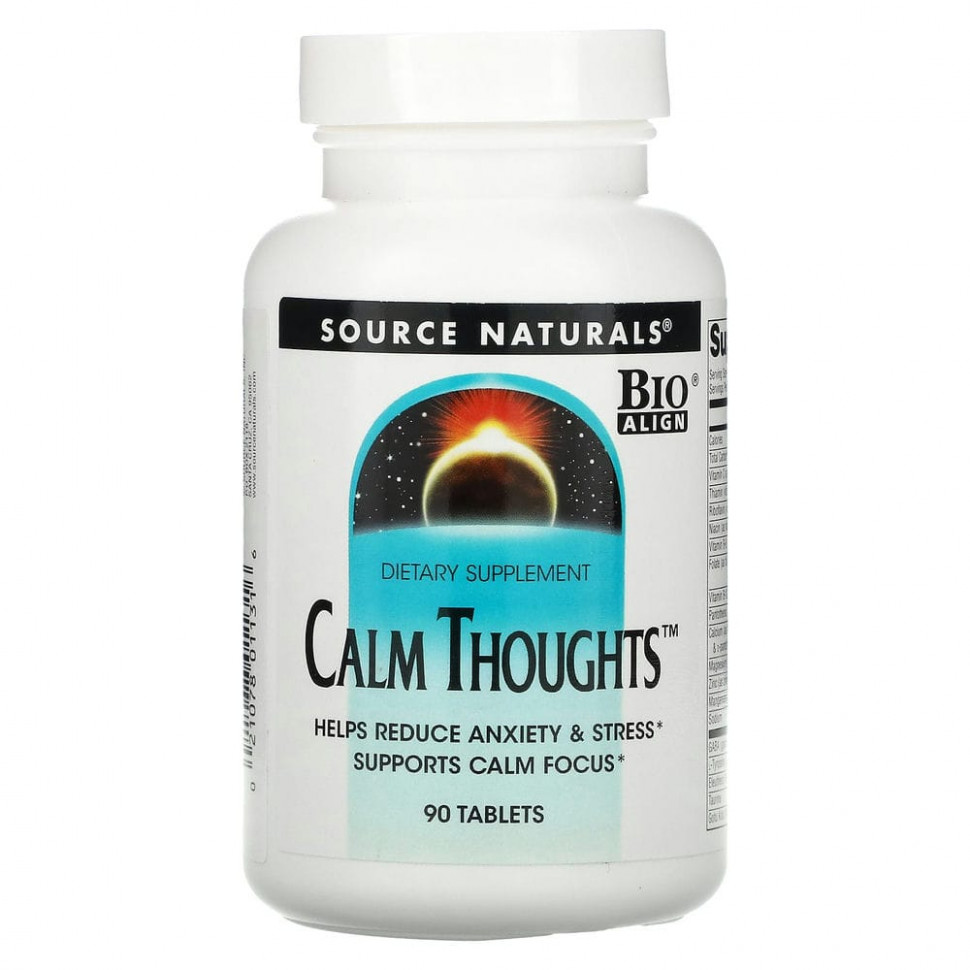 Source Naturals, Calm Thoughts, 90   3610