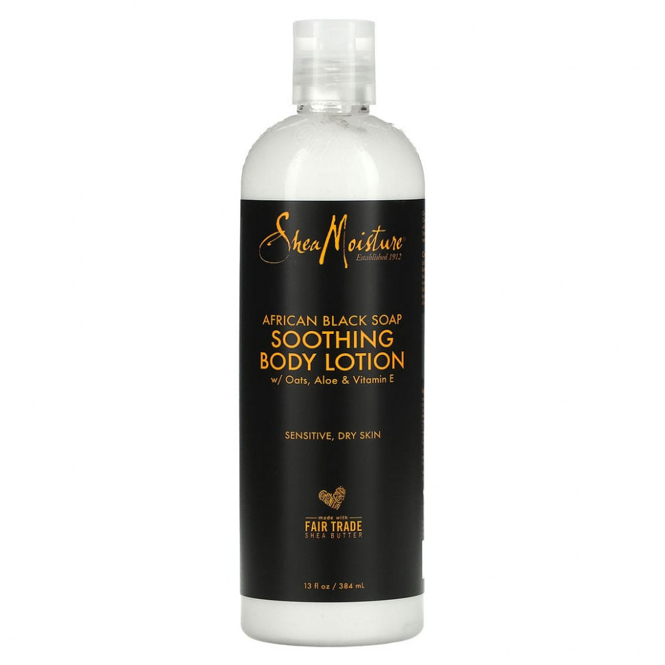SheaMoisture, African Black Soap, Soothing Body Lotion, 13 oz (369 g)  2280