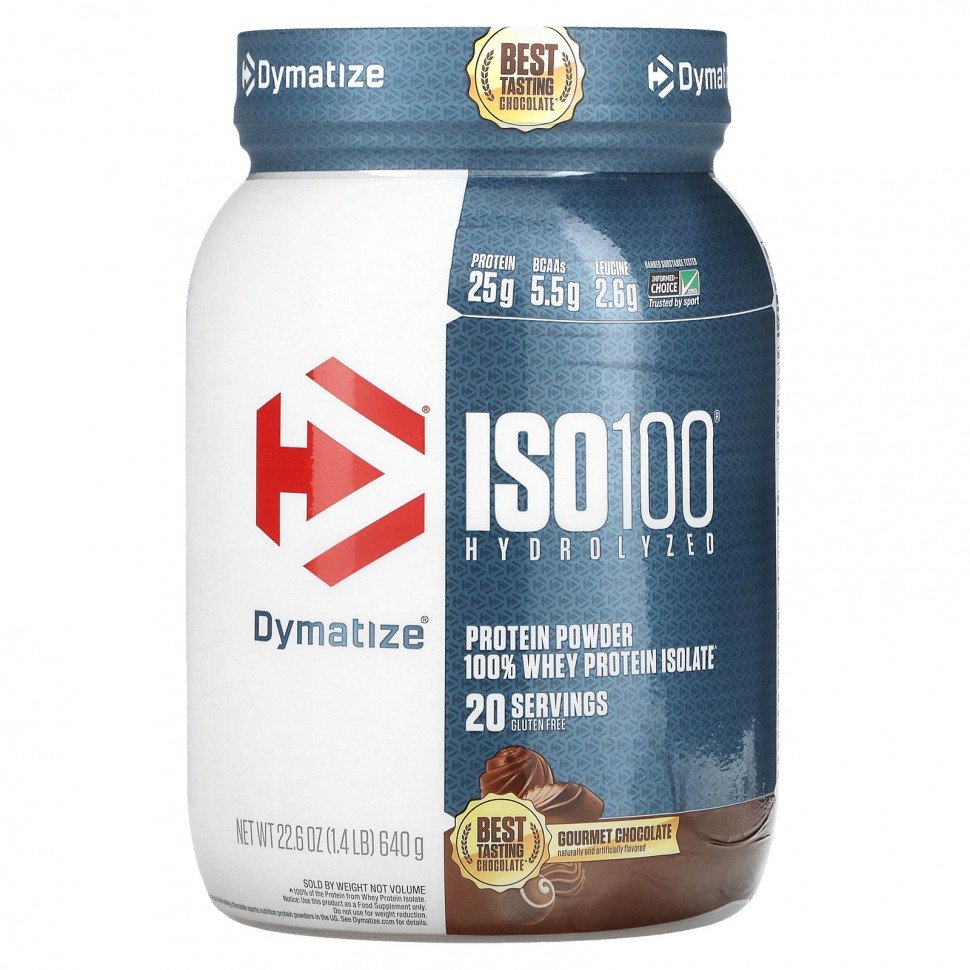 Dymatize, ISO100, , 100%   ,   , 640  (1,4 )  10350