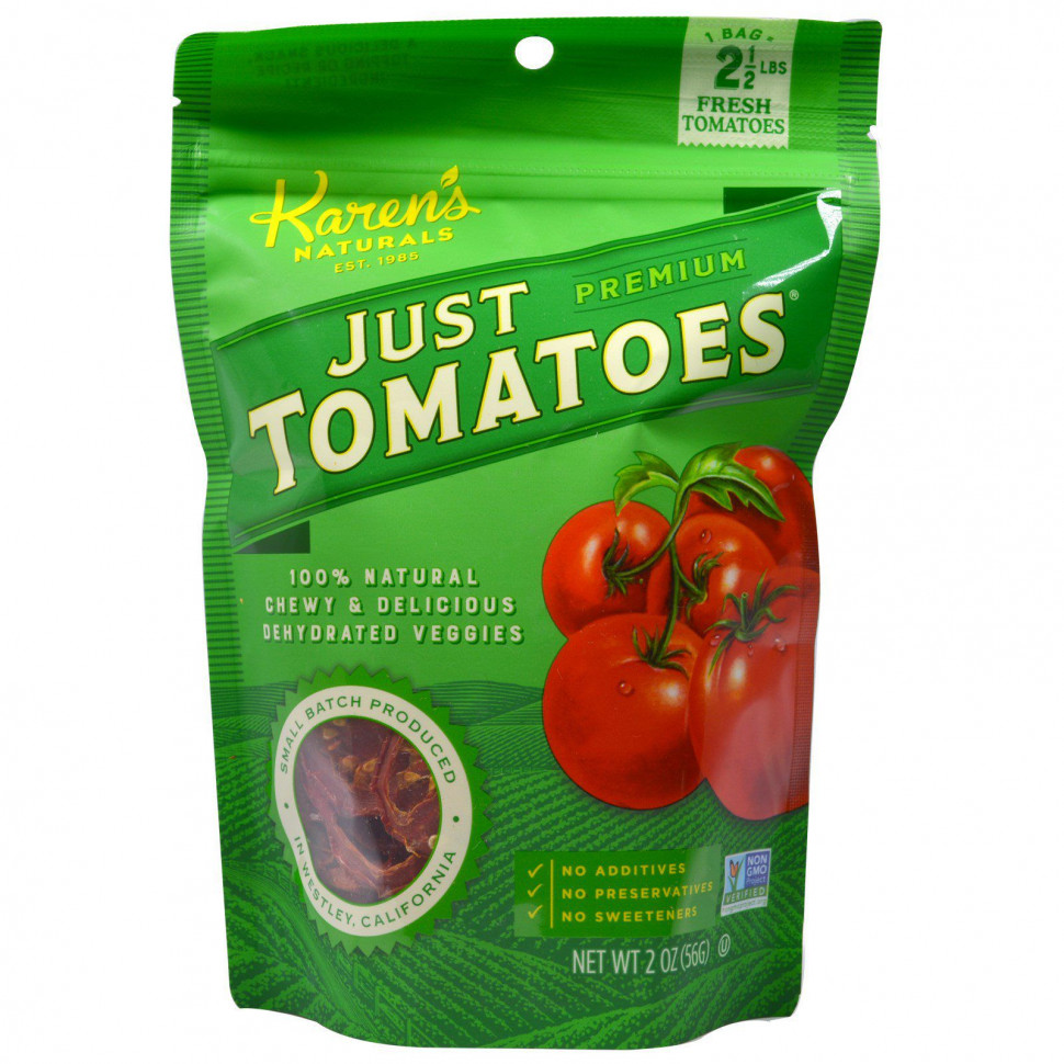 Karen's Naturals, Just Tomatoes, Premium, 2  (56 )  1400