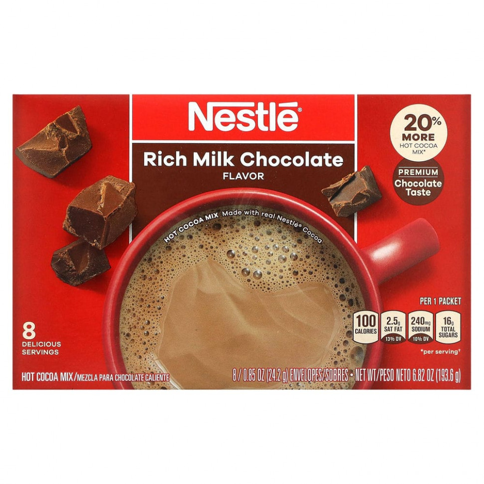 Nestle Hot Cocoa Mix, Hot Cocoa Mix,   , 8 , 24,2  (0,85 )  660