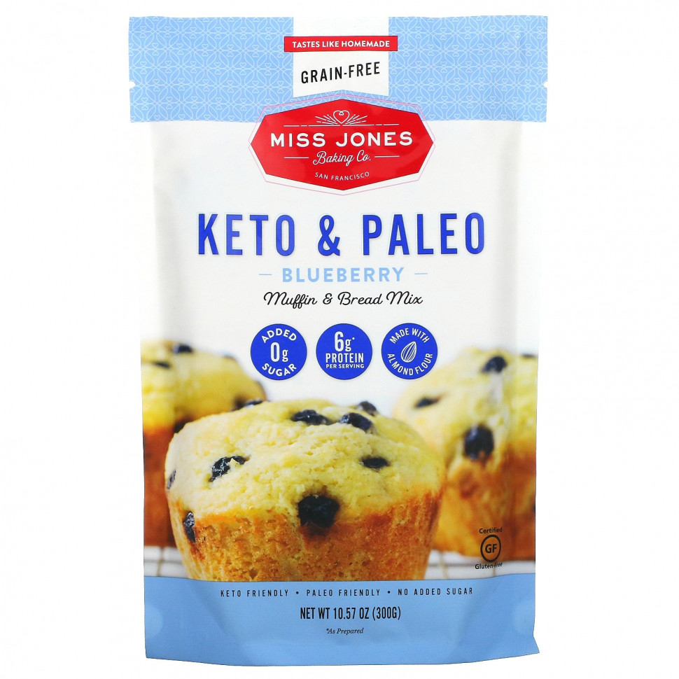 Miss Jones Baking Co, Keto & Paleo,      , 300  (10,57 )  2020