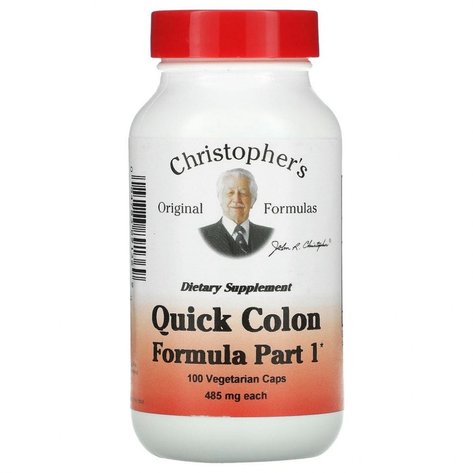 Christopher's Original Formulas, Quick Colon,    ,  1, 485 , 100    3200