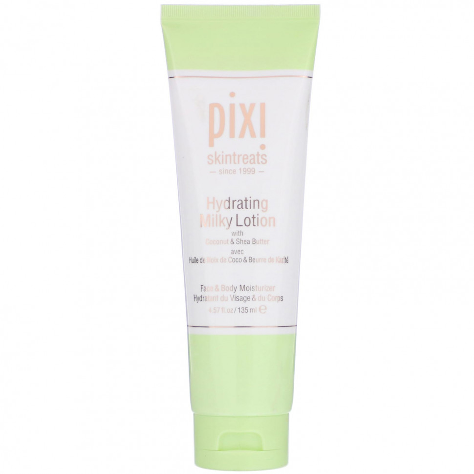  IHerb () Pixi Beauty, Skintreats, Hydrating Milky Lotion, Face & Body Moisturizer, 4.57 fl oz (135 ml), ,    4320 