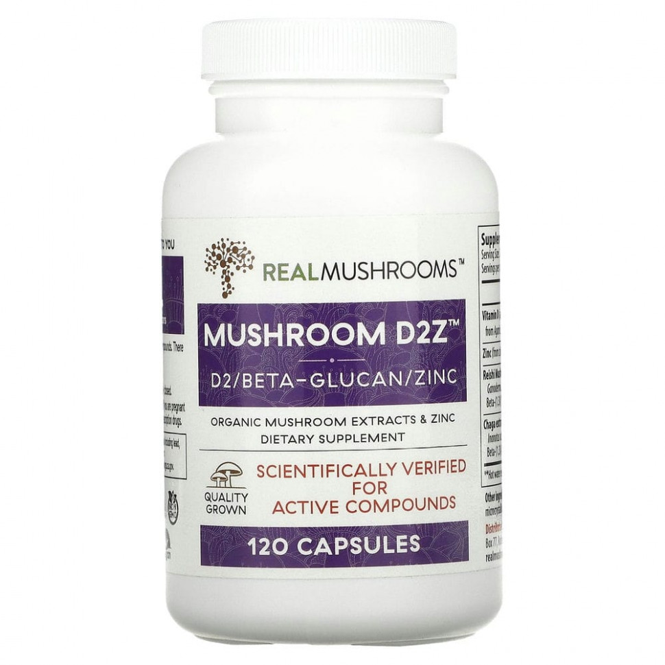 Real Mushrooms, Mushroom D2Z, D2 / - / , 120   5040