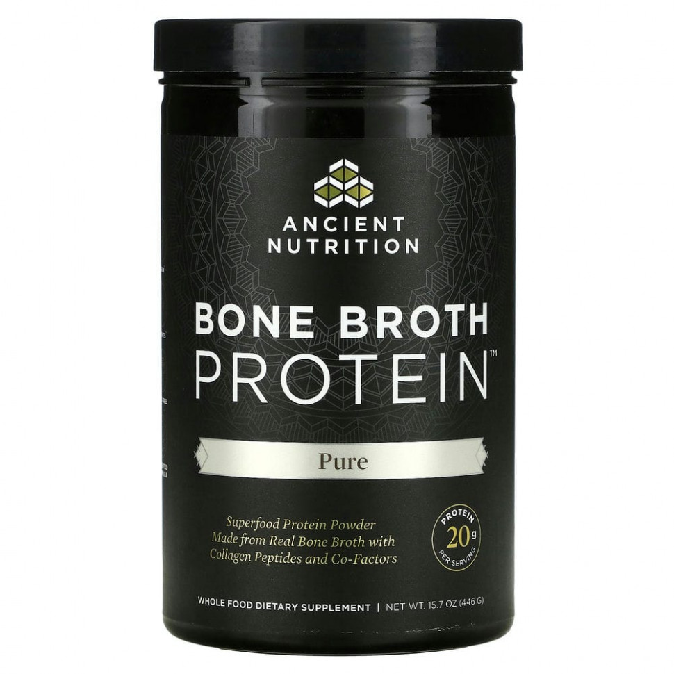 IHerb () Dr. Axe / Ancient Nutrition, Bone Broth Protein,   , 446  (15,7 ), ,    8080 