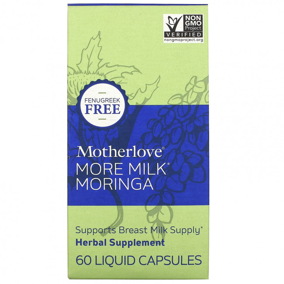 Motherlove, More Milk Moringa, 60    4750