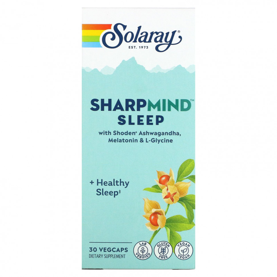 Solaray, SharpMind Sleep`` 30    2620