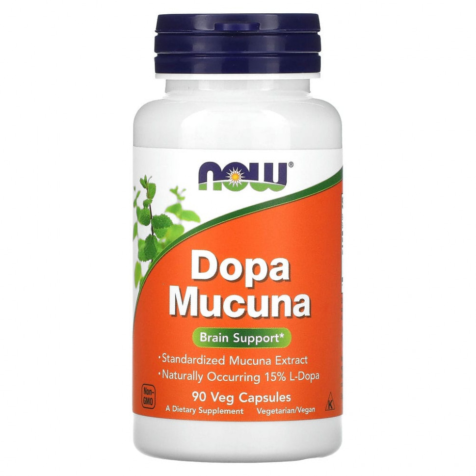 NOW Foods, Dopa Mucuna, 90    2000