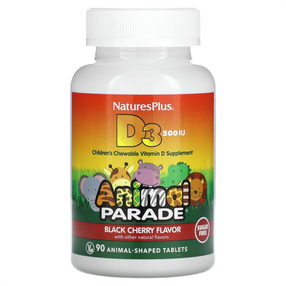 NaturesPlus, Source of Life, Animal Parade,  D3,  ,    , 12,5  (500 ), 90      1990