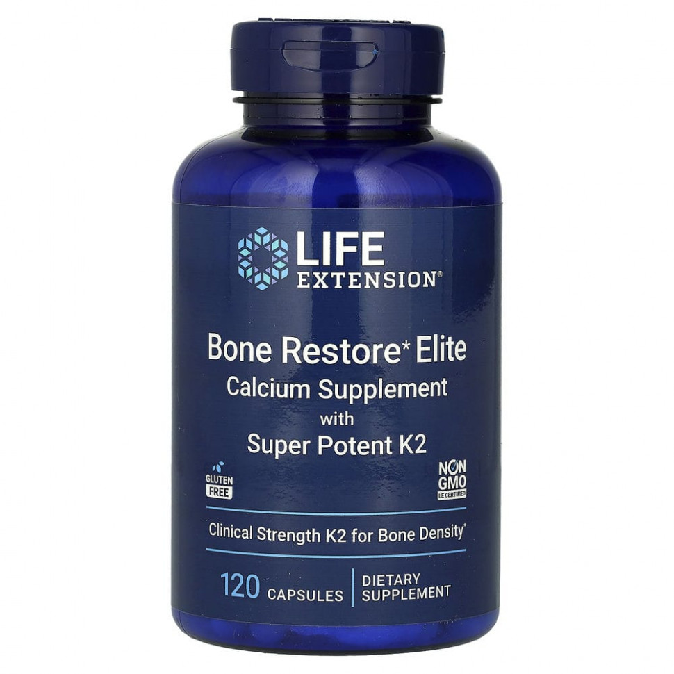  IHerb () Life Extension, Bone Restore Elite,    K2, 120 , ,    5980 