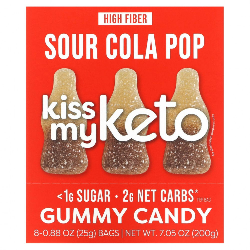 Kiss My Keto, Gummy Candy,  , 8   25  (0,88 )  4890