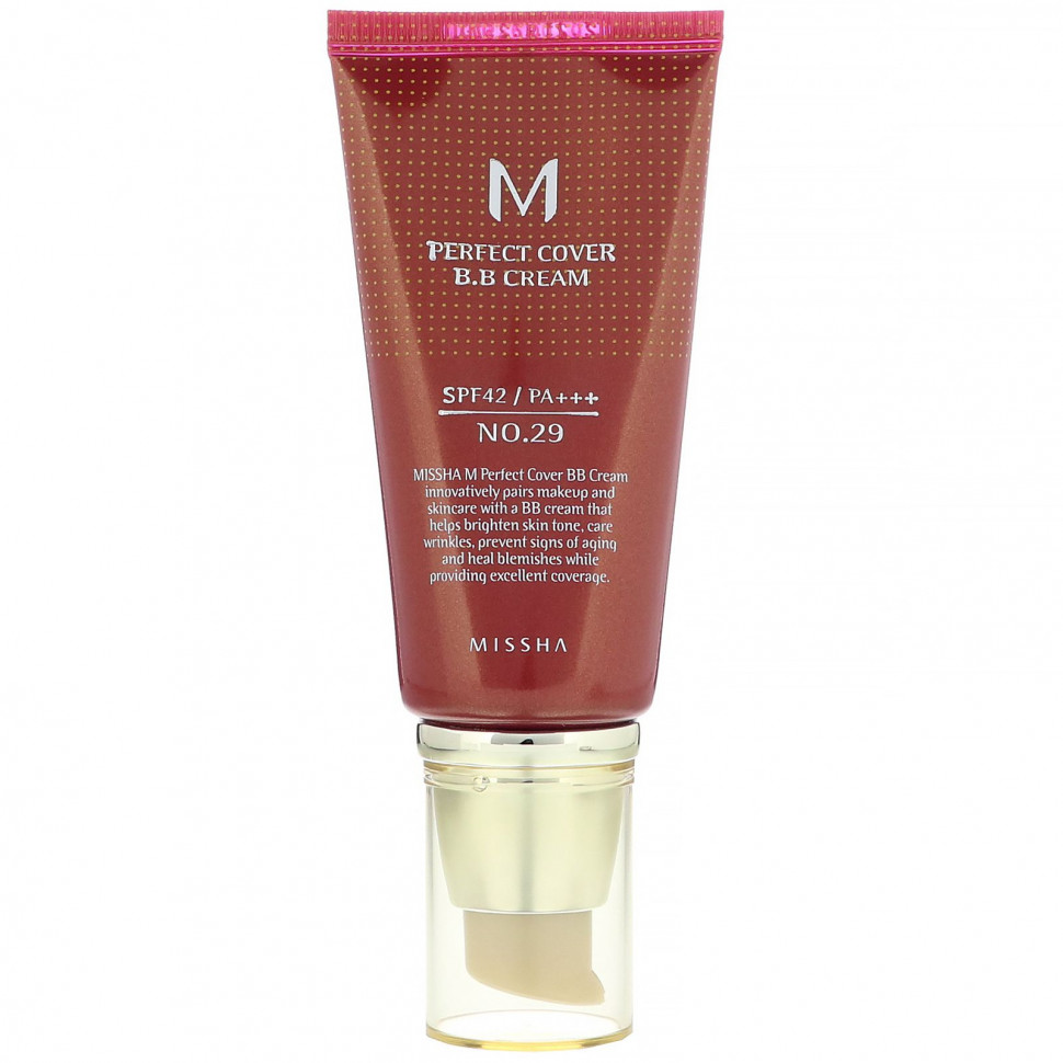 Missha, M Perfect Cover, BB-, SPF 42 PA+++,  29  , 50  (1,7 )  2210