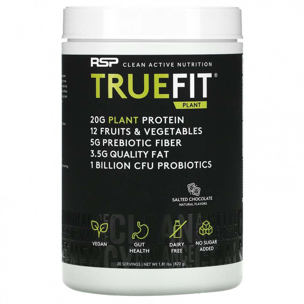 RSP Nutrition, TrueFit Plant Protein Shake,  , 820  (1,81 )  8350