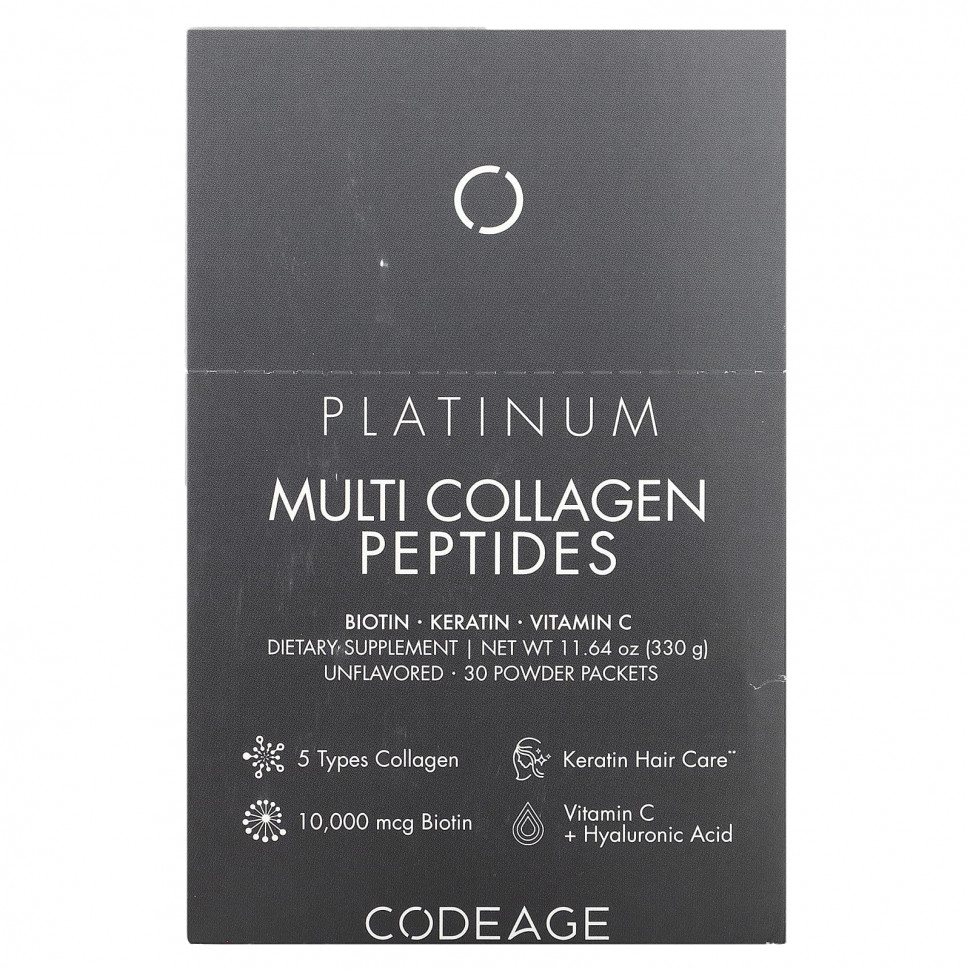 Codeage, Platinum Multi Collagen Peptides,  , 30   11  (0,38 )  9570