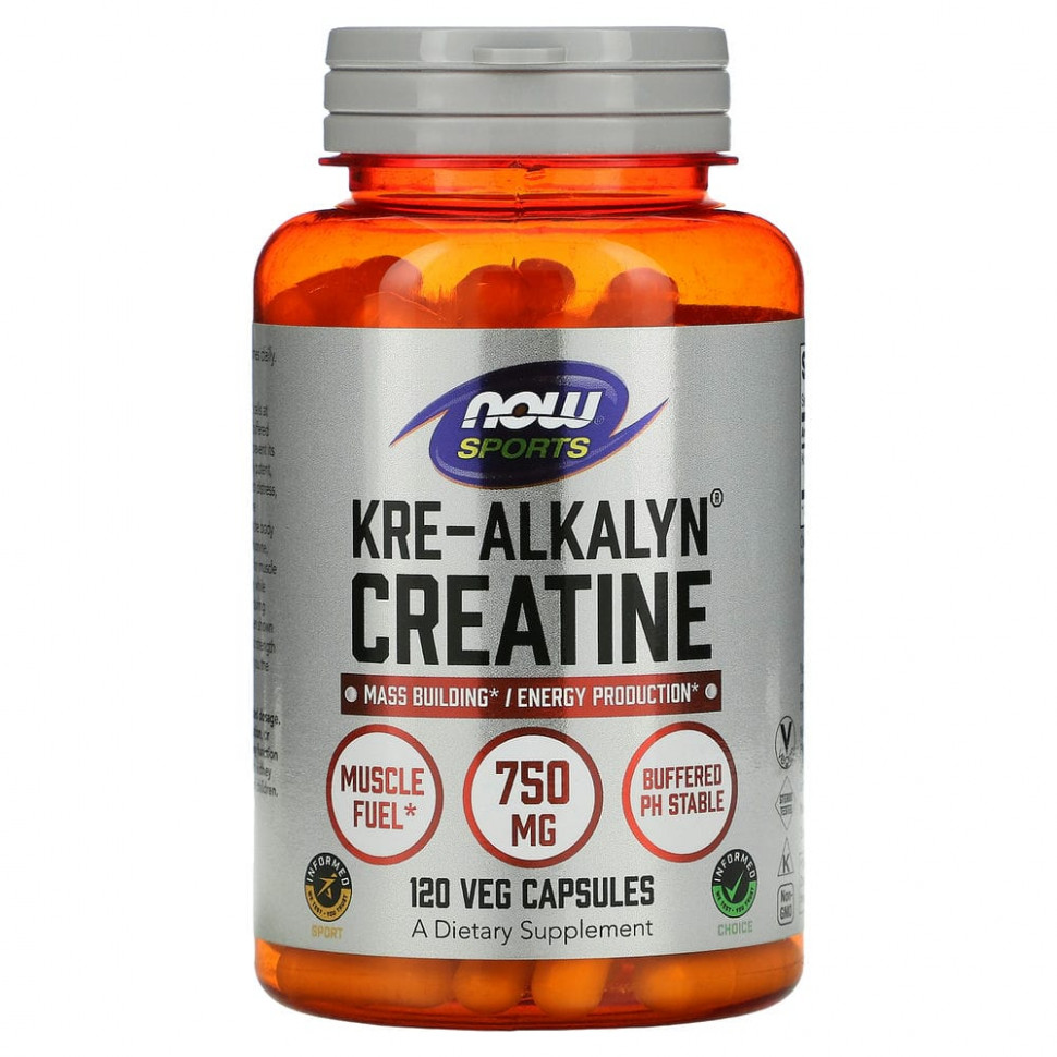 NOW Foods, Sports, Kre-Alkalyn Creatine ( ), 120   3000