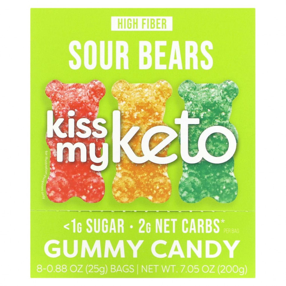 Kiss My Keto, Gummy Candy,  , 8 , 25  (0,88 )  4900