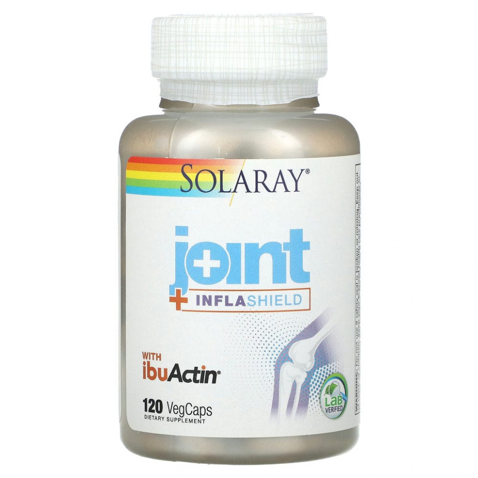 Solaray, Joint + Inflashield  IbuActin`` 120    5030