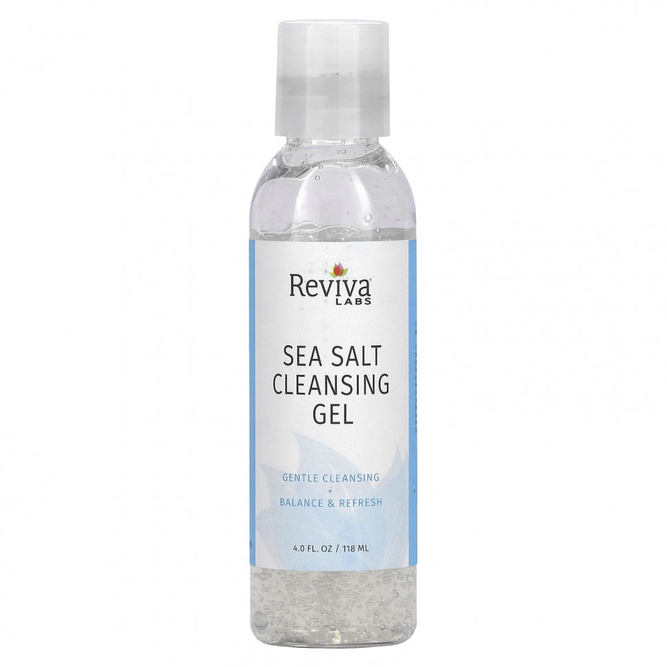 Reviva Labs, Sea Salt Cleansing Gel, 4 fl oz (118 ml)  2300