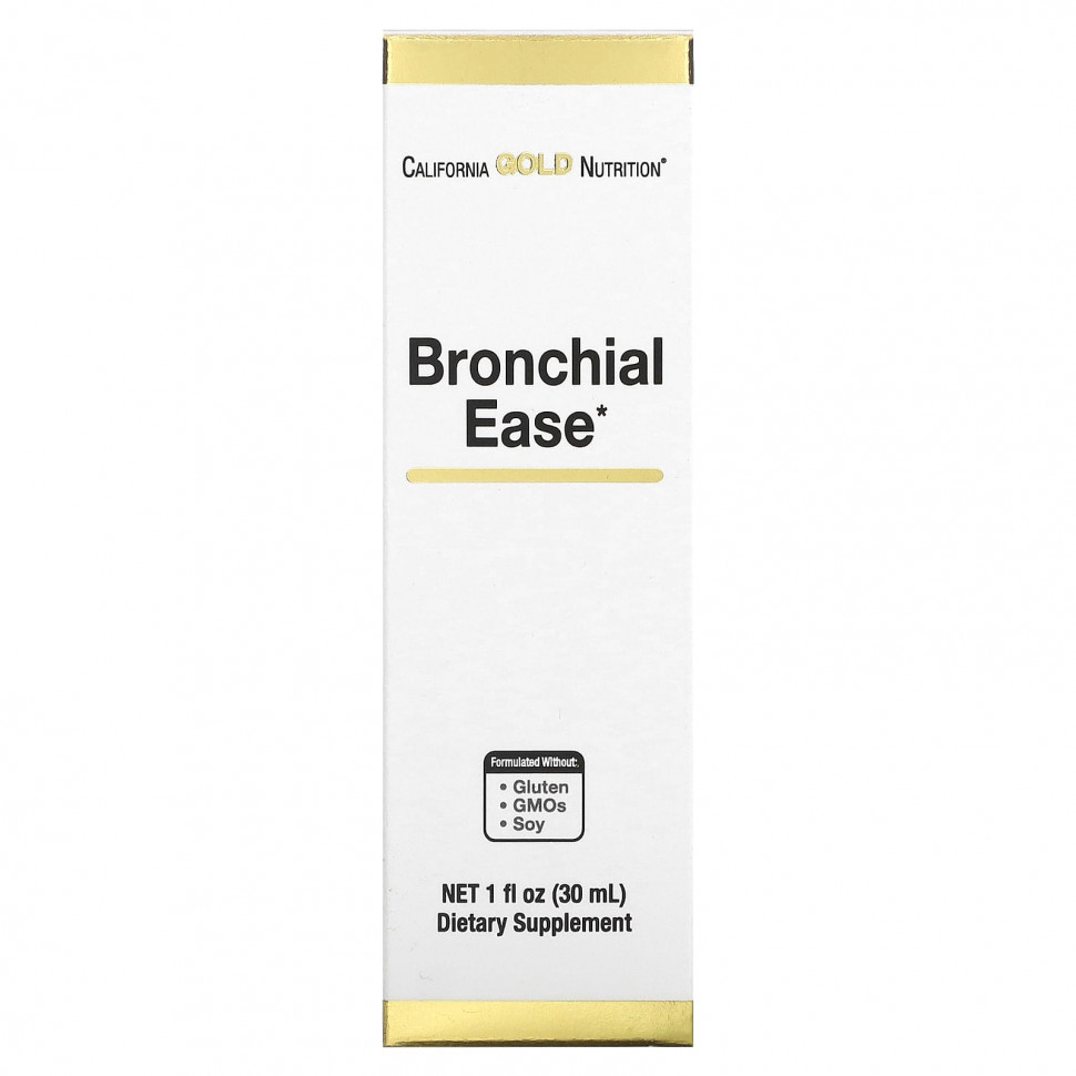 California Gold Nutrition, Bronchial Ease, 30  (1 . )  1690