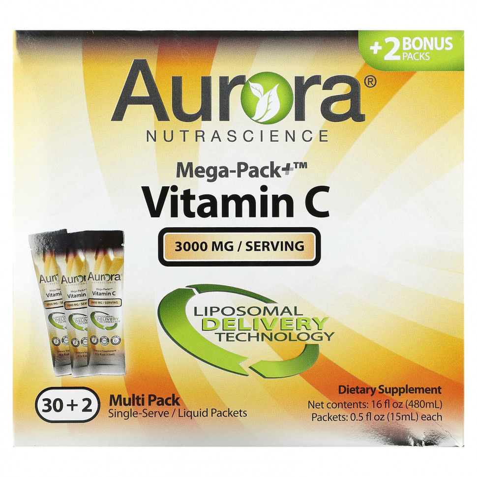 Aurora Nutrascience, Mega-Pack +  C, 3000 , 32   15  (0,5 . )  8560