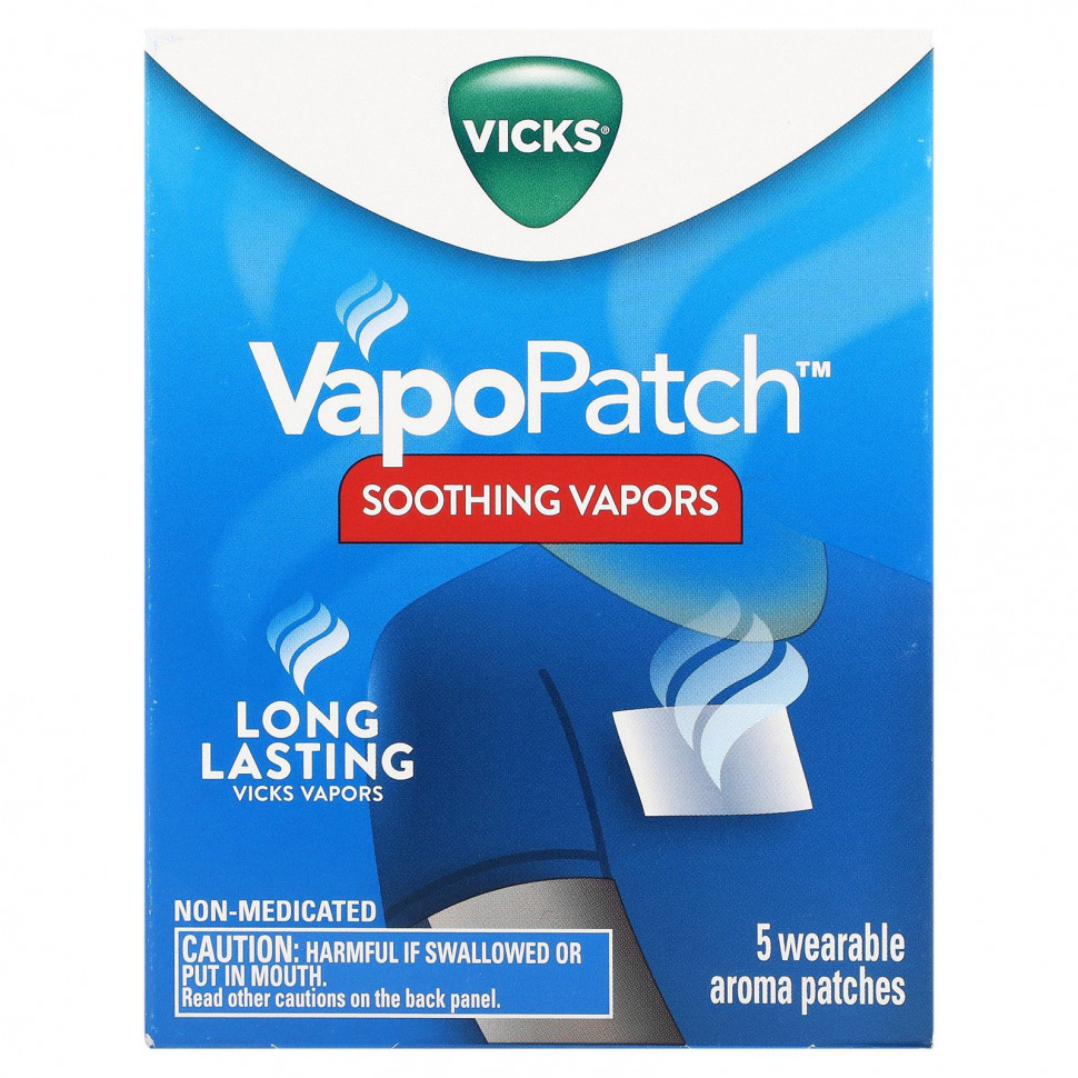 Vicks, VapoPatch, Soothing Vapors, 5       2690