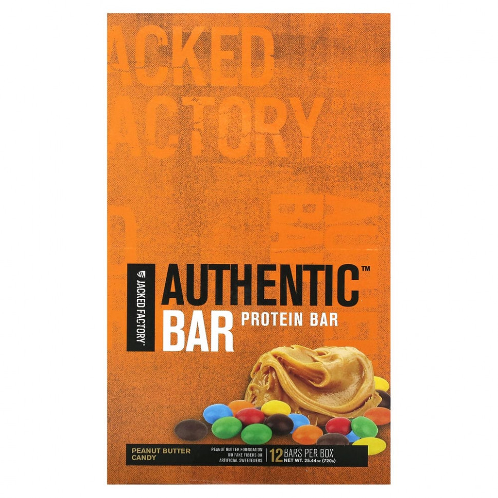  IHerb () Jacked Factory, Authentic Bar,  ,    , 12   60  (2,12 ), ,    6790 