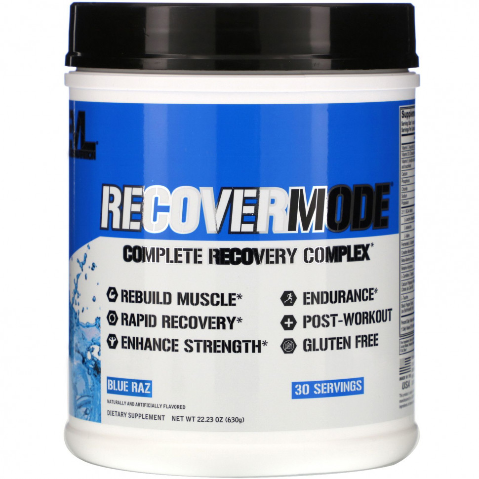EVLution Nutrition, Recover Mode, Complete Recovery Complex, 22.23 oz (630 g)  6100